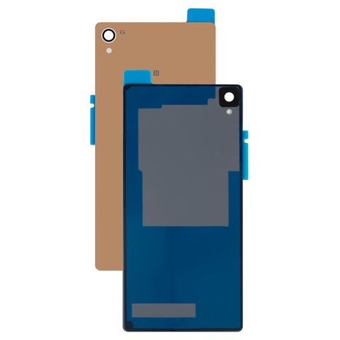Housing Back Cover compatible with Sony D6603 Xperia Z3, D6633 Xperia Z3 DS, D6643 Xperia Z3, D6653 Xperia Z3, golden, copper 