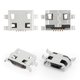 Charge Connector compatible with Fly Flylife Connect 7.85 3G 2, (5 pin, micro USB type-B)
