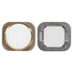 Plastic for HOME Button compatible with Apple iPhone 5S, iPhone SE, (golden)
