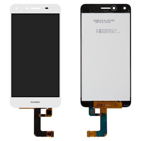 LCD compatible with Huawei Y5 II, white, Logo Huawei, without frame, Original PRC , CUN U29 CUN L21  