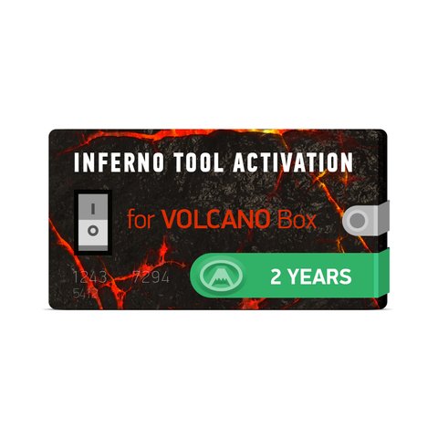 Inferno Tool 2 Years Activation for Volcano Box