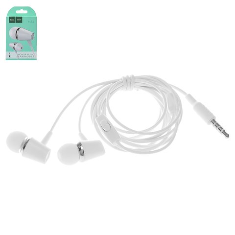 Headphone Hoco M34, vacuum, white  #6957531078463