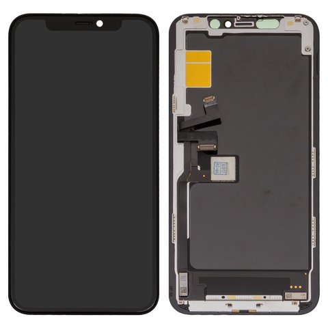 LCD compatible with iPhone 11 Pro, black, with frame, PRC  #NEW