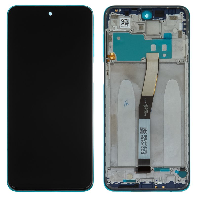 LCD compatible with Xiaomi Redmi Note 9 Pro, Redmi Note 9S, (dark blue ...