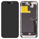 LCD compatible with iPhone 14 Pro, (black, with frame, AAA, (TFT), JK)