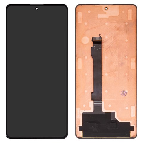 LCD compatible with Xiaomi Poco X5 Pro, Redmi Note 12 Pro 5G, Redmi Note 12 Pro Plus, black, without frame, original change glass 