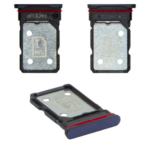 Держатель SIM карты для Motorola Edge 50 Neo, серый, grisaille