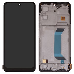 LCD compatible with Xiaomi Poco X5 5G, Redmi Note 12 5G, black, with frame, Copy, TFT , 22111317PG, 22111317PI, 22111317I, 22111317G 