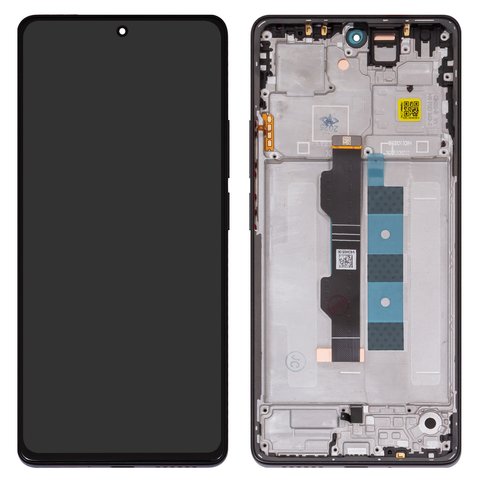 Дисплей для Xiaomi Poco M6 Pro 4G, Redmi Note 13 Pro 4G, Redmi Note 14S, черный, с рамкой, Original PRC 