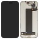 LCD compatible with iPhone Air, (black, with frame, change glass)
