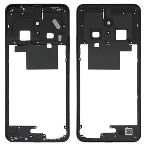 Housing Middle Part compatible with Xiaomi Poco C75, black 