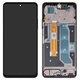 LCD compatible with Realme C67 4G, (black, with frame, High Copy, RMX3890)