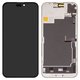 LCD Wextom compatible with iPhone 15 Pro Max, (black, with frame, HC, without error, (OLED) soft, Diagnosable, 120Hz)