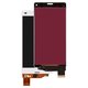Pantalla LCD puede usarse con Sony D5803 Xperia Z3 Compact Mini, D5833 Xperia Z3 Compact Mini, blanco, Original (PRC)