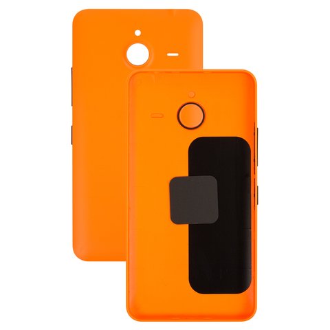 Panel trasero de carcasa puede usarse con Microsoft Nokia  640 XL Lumia Dual SIM, anaranjada, con botones laterales