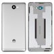 Panel trasero de carcasa puede usarse con Huawei Nova Lite+, Y7 (2017), plateada, Original (PRC), TRT-LX1/TRT-L21/TRT-TL00