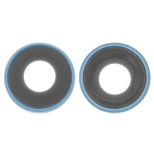 Vidrio de cámara puede usarse con iPhone XR, azul, con marcos