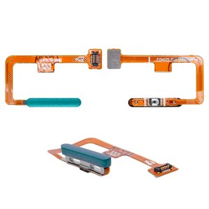 Cable flex puede usarse con Xiaomi Mi 11 Lite, Mi 11 Lite 5G, Mi 11 Lite 5G NE, para escaner de huellas dactilares, verde, Original PRC , M2101K9AG, mint green