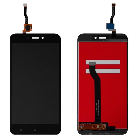 Pantalla LCD puede usarse con Xiaomi Redmi 5A, Redmi Go, negro, sin marco, Copy, MCG3B, MCI3B