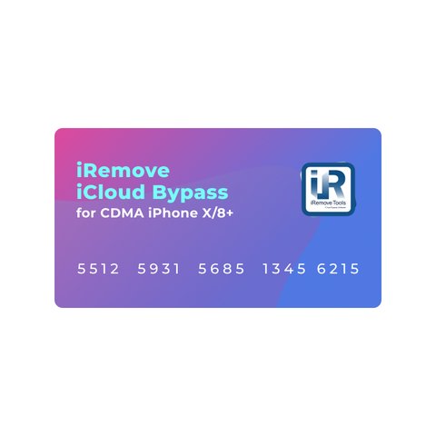 iRemove iCloud Bypass para CDMA iPhone X 8P [NO SIGNAL]