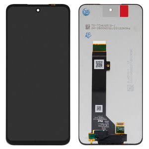 Pantalla LCD puede usarse con Motorola Moto G13, Moto G23 XT2333, negro, sin marco, High Copy