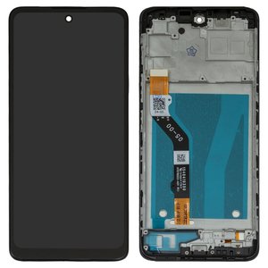Pantalla LCD puede usarse con Motorola Moto G60, negro, con marco, High Copy, 1540415532  1540419360