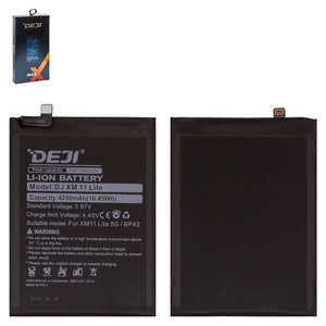 Batería Deji BP42 puede usarse con Xiaomi Mi 11 Lite, Li ion, 3.87 V, 4250 mAh