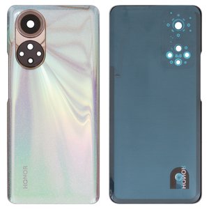 Panel trasero de carcasa puede usarse con Huawei Honor 50; Samsung, gris, con vidrio de cámara, frost crysta