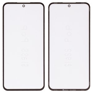 Vidrio de carcasa G+OCA PRO puede usarse con Samsung A556 Galaxy A55, con película OCA, negro