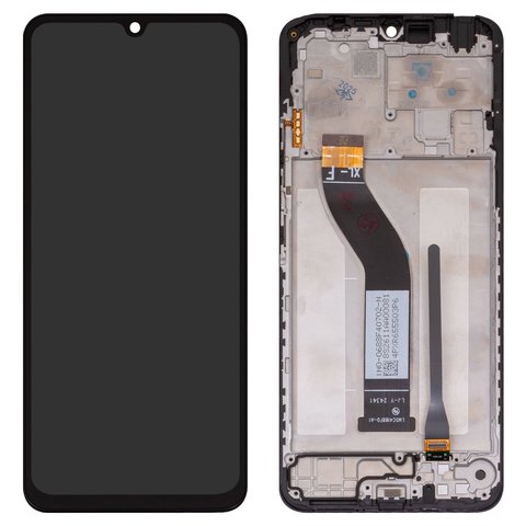 Pantalla LCD puede usarse con Xiaomi Redmi A3 Pro, negro, con marco, Original PRC , 2409BRN2CG