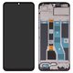 Pantalla LCD puede usarse con Realme C53 NFC, negro, con marco, Original (PRC)