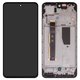 Pantalla LCD puede usarse con Motorola Moto G84, negro, con marco, Original (PRC), XT2347