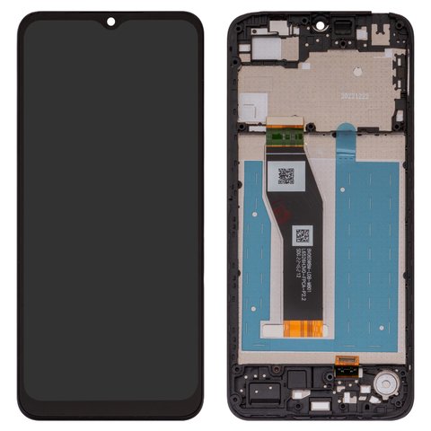 Pantalla LCD puede usarse con Motorola Moto E13 XT2345, negro, con marco, High Copy, XT2345