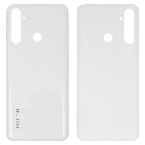 Panel trasero de carcasa puede usarse con Realme 6i, blanco