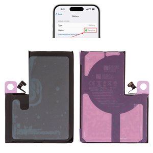 Batería puede usarse con iPhone 13 Pro Max, Li ion, 3.85 V, 4780 mAh, mayor capacidad, sin mensaje de error, A2653 , genuine IC