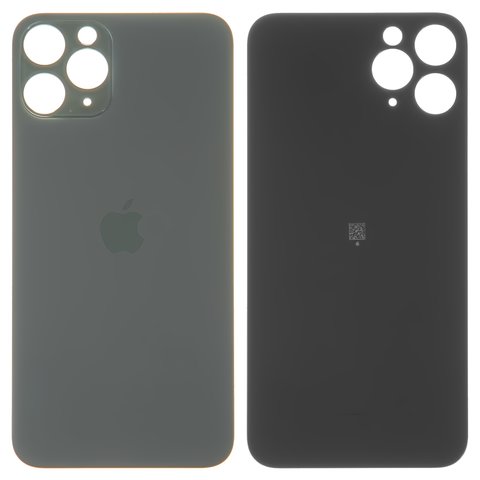 Задняя панель корпуса для iPhone 11 Pro Max, серая, не нужно снимать стекло камеры, big hole, matte space gray