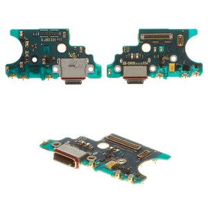 Шлейф для Samsung G980 Galaxy S20, G981 Galaxy S20 5G, конектора зарядки, з мікрофоном, High Copy, плата зарядки, EU
