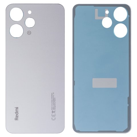 Задняя панель корпуса для Xiaomi Redmi 12, серая