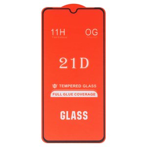 Защитное стекло для Samsung A336 Galaxy A33 5G, совместимо с чехлом, Full Glue, без упаковки , черный