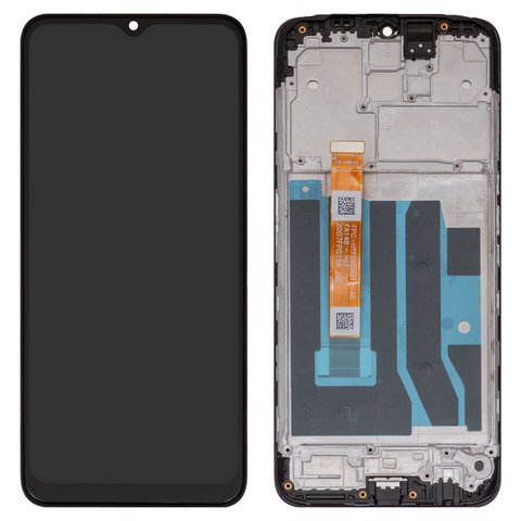 Дисплей для Oppo A5 2020 , A9 2020 , черный, с рамкой, High Copy, CPH1931, CPH1959, CPH1933, CPH1935, CPH1943, CPH1937, CPH1939, CPH1941, FPC HTF065H019