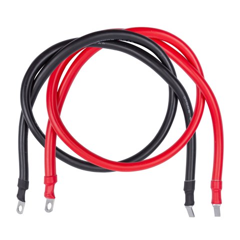 Кабель для соединения аккумулятора с инвертором, 150 А, 1 м, комплект, 4AWG, SC25 8 DT(FN 25