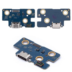 Шлейф для Samsung X200 Galaxy Tab A8 10.5 2021 , коннектора зарядки, с компонентами, плата зарядки, X205