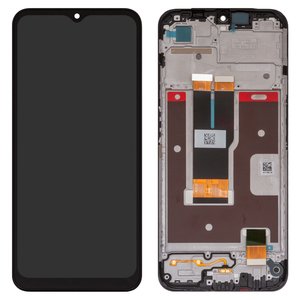 Дисплей для Realme C31, чорний, з рамкою, High Copy, RMX3501, FPC MTF065H218 A3