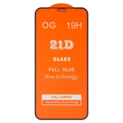 Защитное стекло для Apple iPhone 11 Pro, iPhone X, iPhone XS, совместимо с чехлом, Full Glue, без упаковки , черный