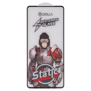 Захисне скло для Samsung A515 Galaxy A51, A515F DS Galaxy A51, A525 Galaxy A52, A526 Galaxy A52 5G, A536 Galaxy A53 5G, сумісне з чохлом, Full Glue, Anti Static, чорний, gorilla