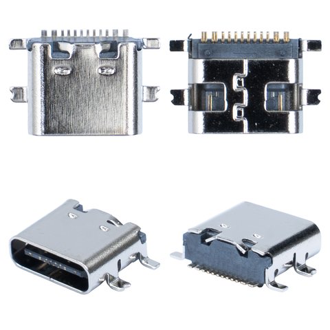 Коннектор зарядки, 16 pin, тип 3, USB тип C