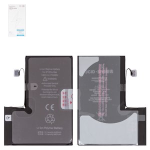 Акумулятор JCID для Apple iPhone 12 Pro Max, Li Polymer, 3,83 B, 4450 мАг, збільшена ємність, high capacity