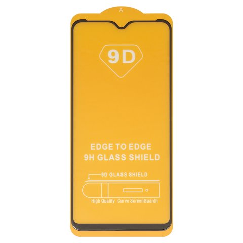Защитное стекло для Samsung M205F DS Galaxy M20, совместимо с чехлом, Full Glue, без упаковки , черный