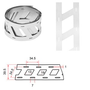 Лента никелевая для сварки аккумуляторов 32650 32700 2P, 0,2 мм, 34,5 мм, 1 м, никелированная сталь, косая