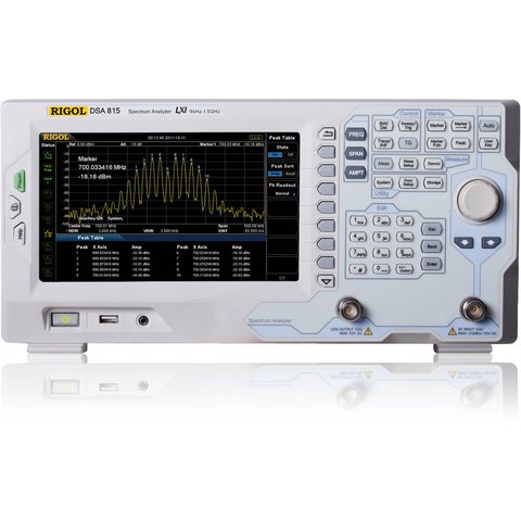 Аналізатор спектру RIGOL DSA815 TG зі слідкуючим генератором